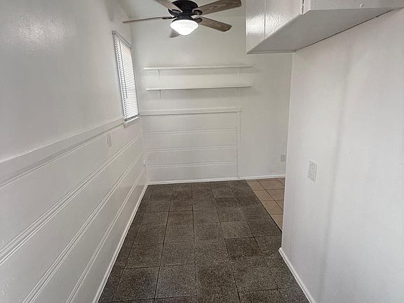 kitchen side looking into the living room area