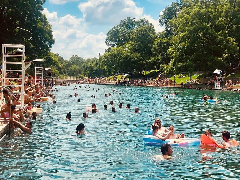 Barton Springs Pool in Austin, TX