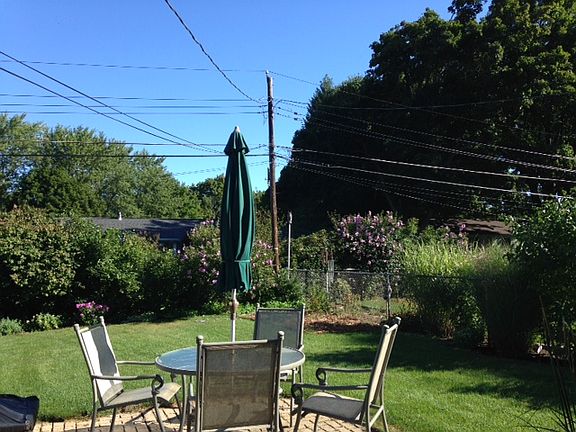 private back yard/patio