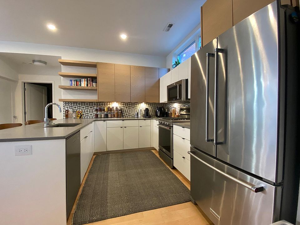 Chef's kitchen with tons of cabinet storage space.