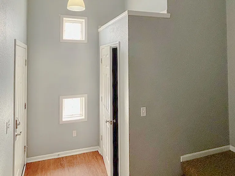 Entrance with coat closet