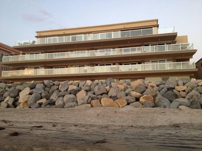 View from the beach