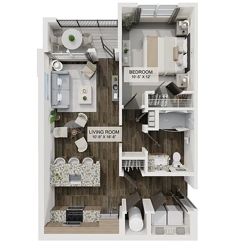 Floor plan The Pond (A1)