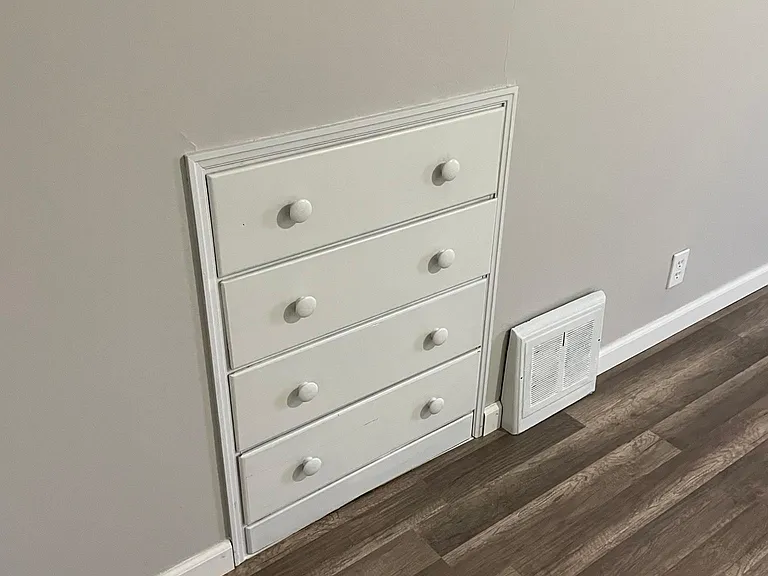 Built in dressers (Bedroom #3)