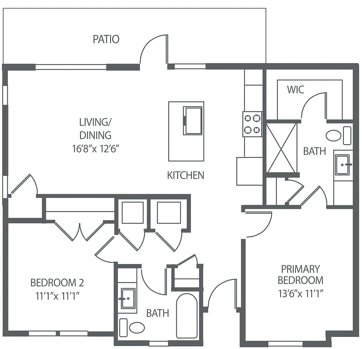 Floor plan 2B