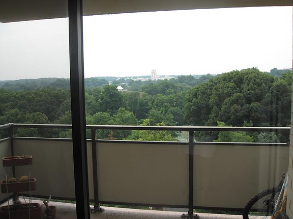Balcony with scenic view.