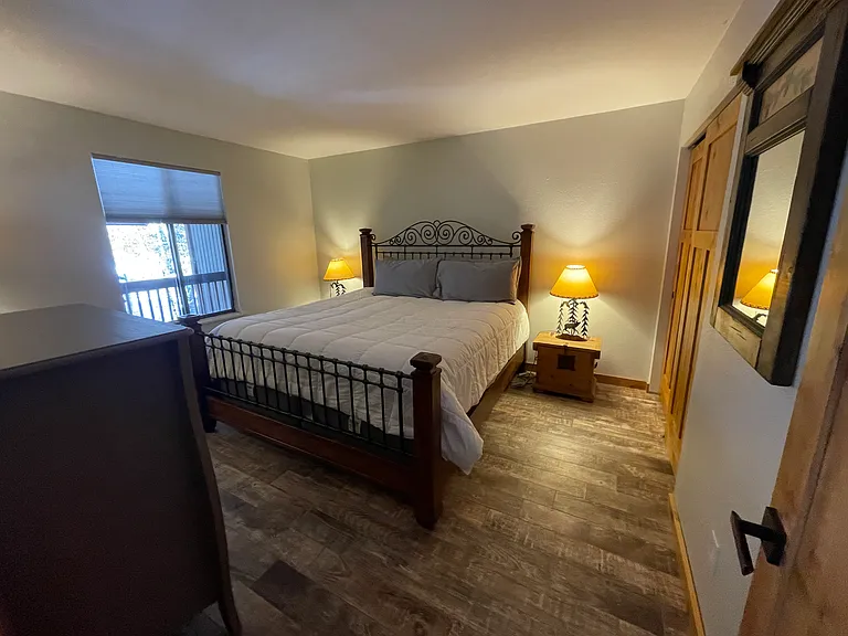 Primary bedroom with King bed