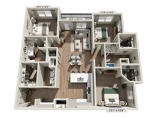 Floor plan C1