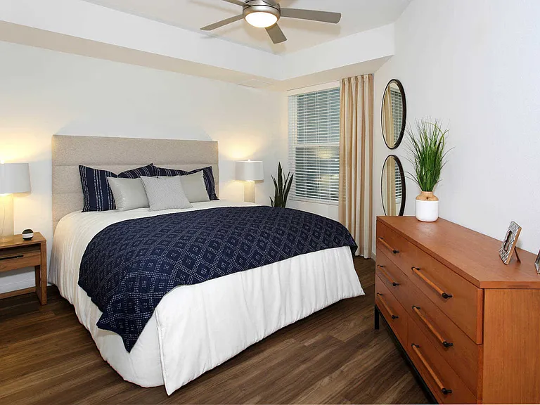 Bedroom with Hard Surface Flooring
