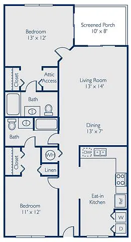 Floor plan St Martin