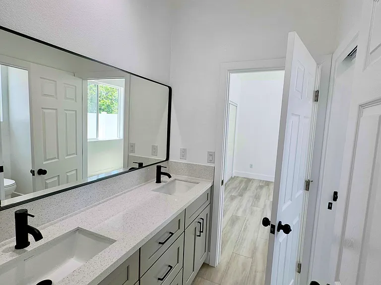 Jack and Jill bathroom