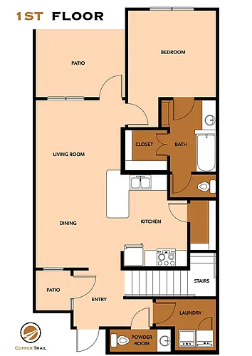 Floor plan 3x3.5 1561sqft 2 car garage