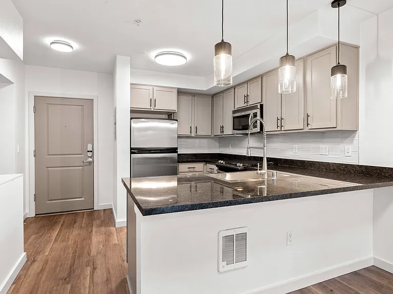 Modern Kitchen at 128 on State Apartments in Kirkland, WA 98033