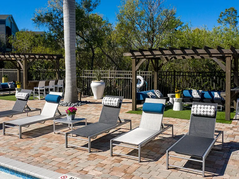 Indulge in tranquil moments while lounging in the Florida sun.