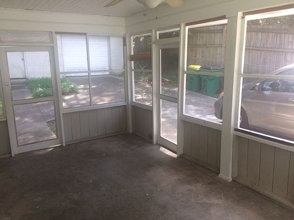 Large screened-in porch