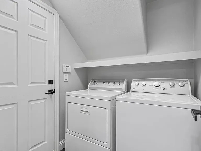 Laundry Room and Garage Door