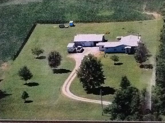 Aerial view of property