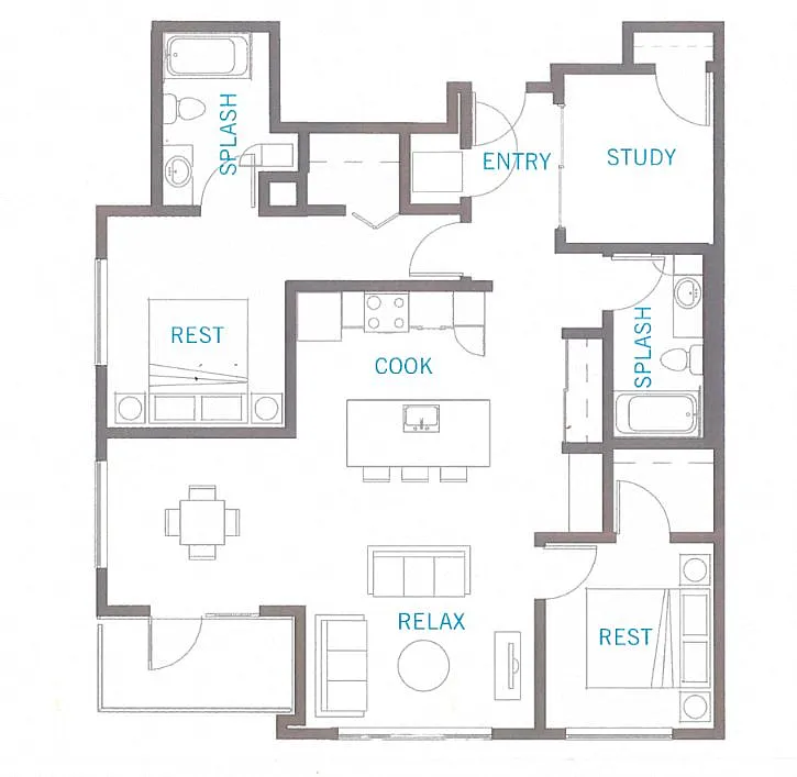 Floor plan B22