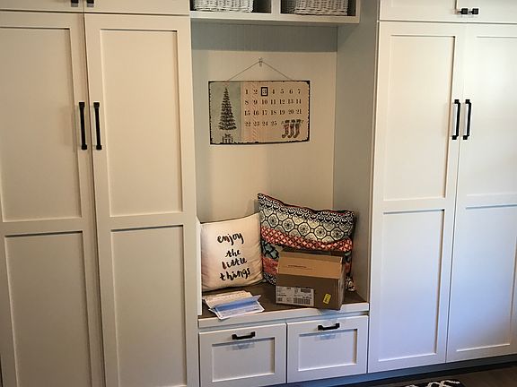 Office with cubbies