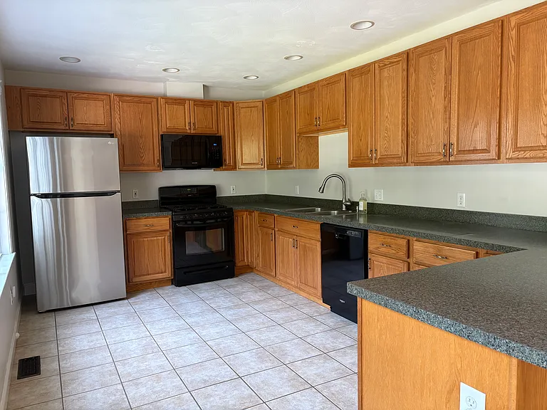 Kitchen with lots of countertop area