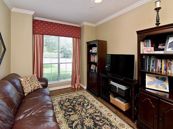 Study is at the front of the home and offers the perfect place for work or reading.