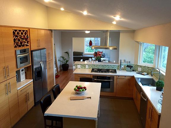 newly remodeled kitchen