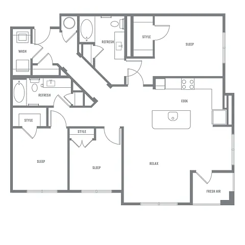 Floor plan C1