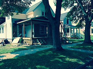 new front porch being added