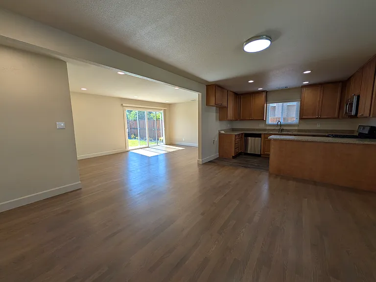 Kitchen, Dining, Living Rooms