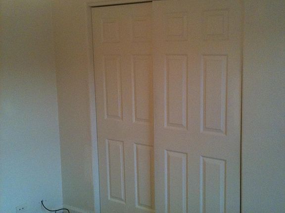 Bedroom double closet