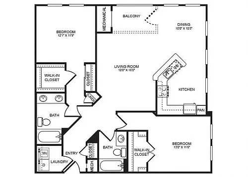 Floor plan B3