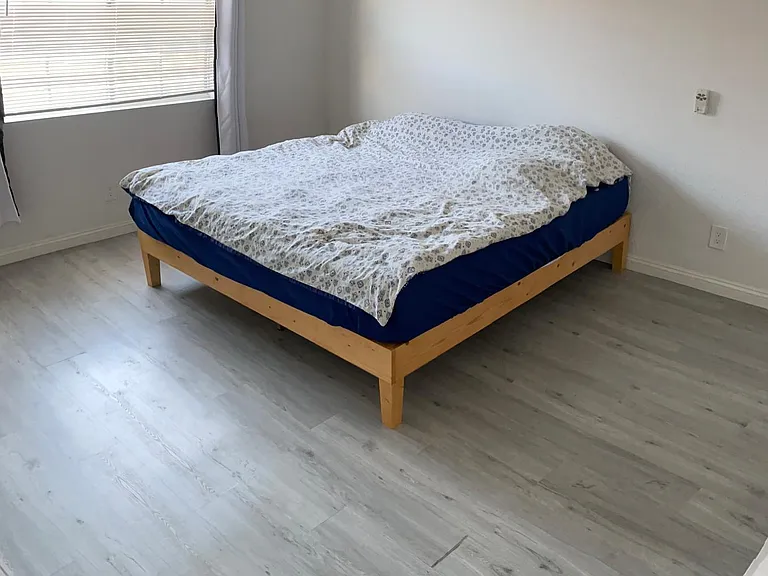 Master bedroom (king bed in photo)