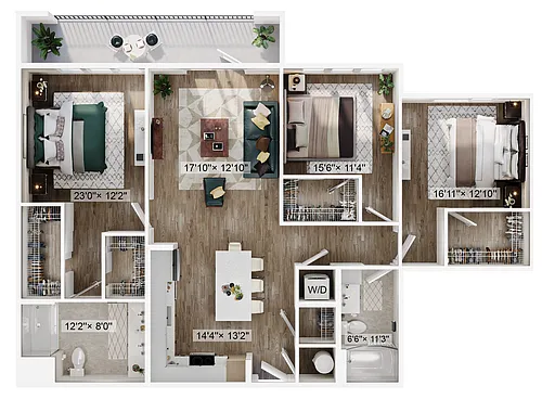 Floor plan 3A