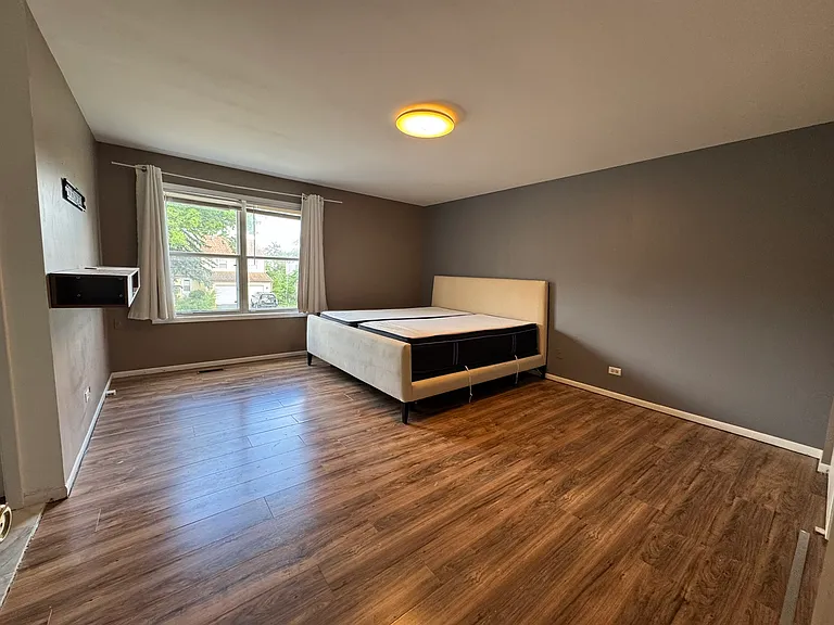 Master bedroom with 2 walk-in closets.