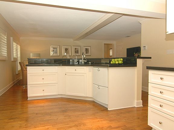 Kitchen open to Family Room