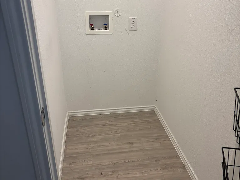 Laundry room.