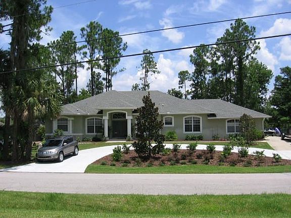 Looking due North at face of home