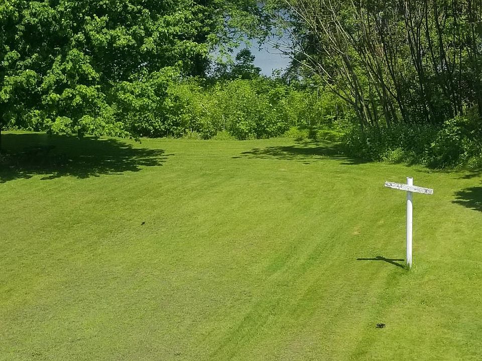 Large waterfront backyard
