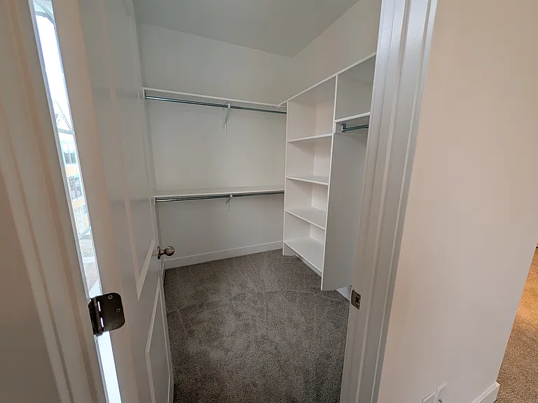 Master walk-in closet