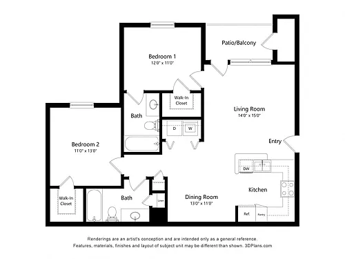 Floor plan B2