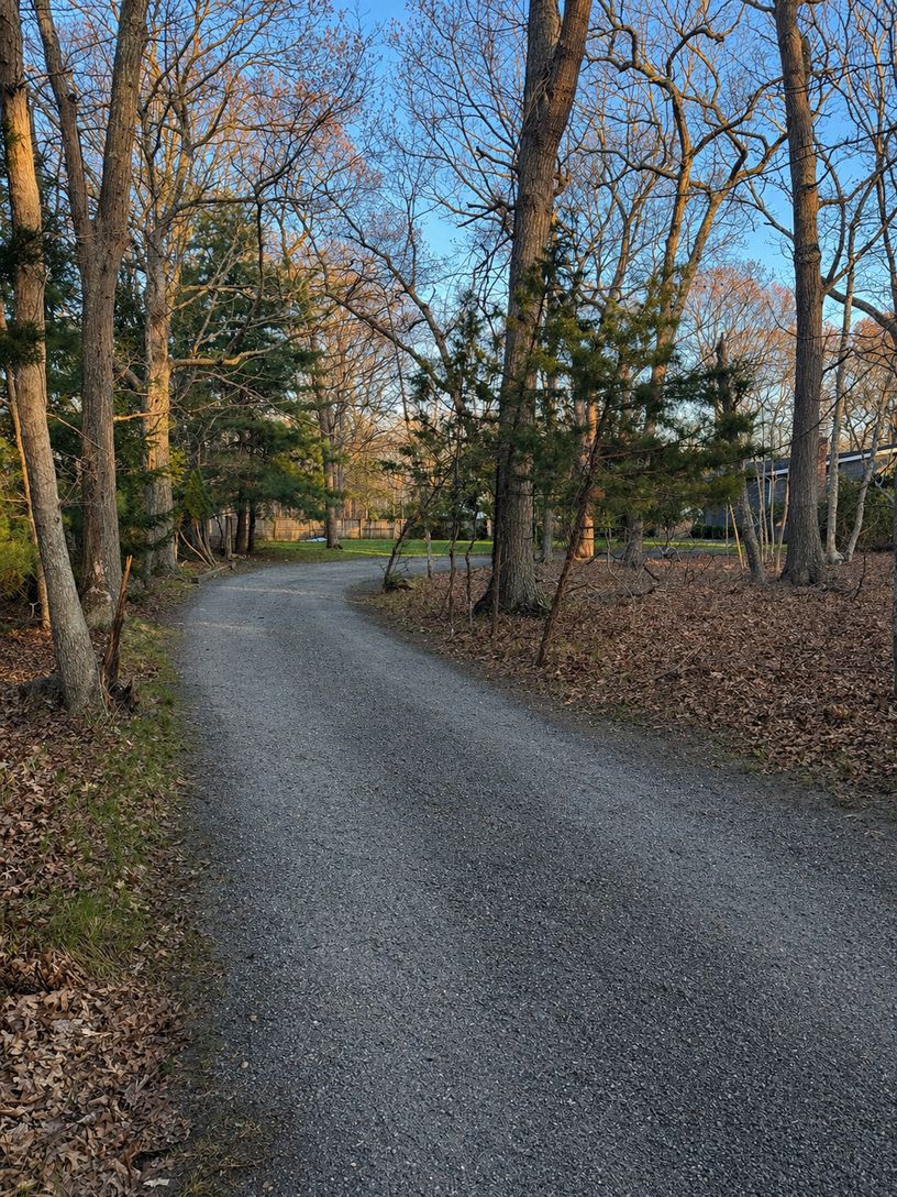  Long Driveway for privacy. 