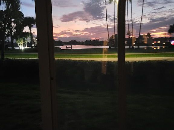 Sunset over the lake