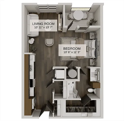 Floor plan Ocotillo (S3)