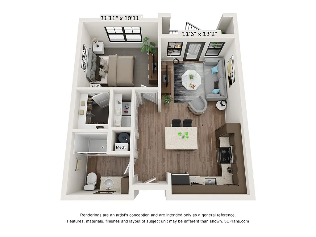 Floor plan 1A - The Hepburn