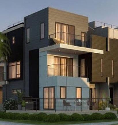 This is the unit. Corner views (rendering) It is still under construciton.