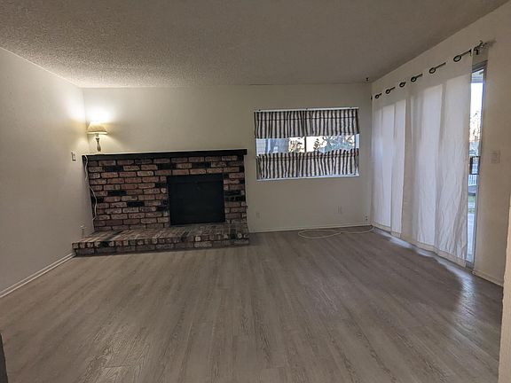 Living Room with curtains