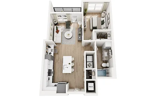 Floor plan The Station - A3