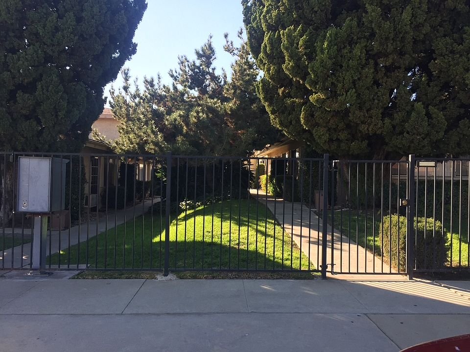 Front view of our private locked courtyard for children to play