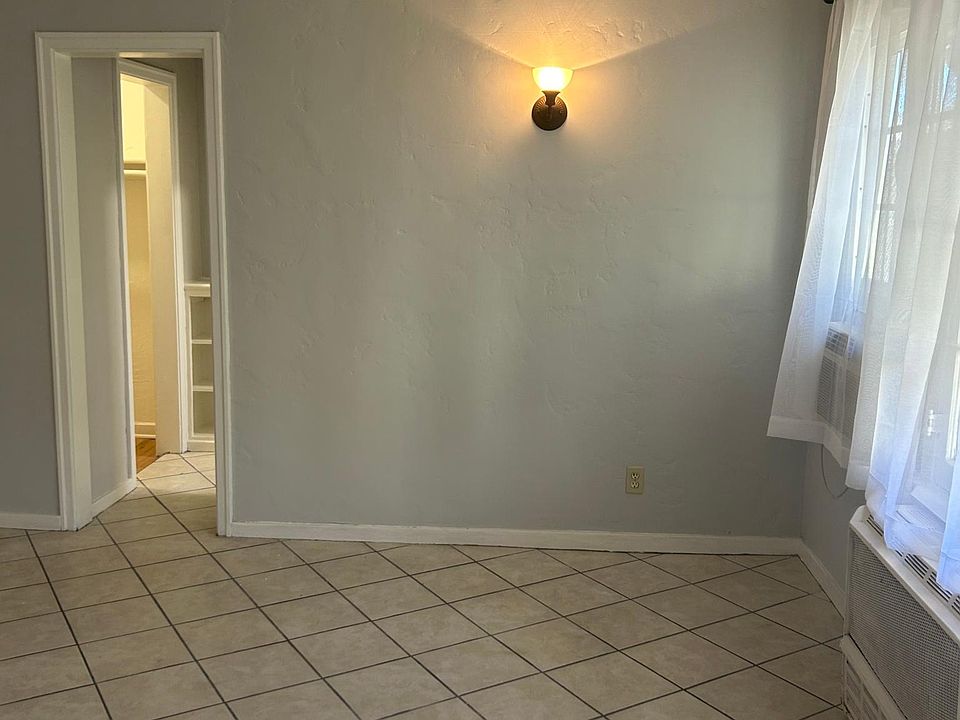 Studio with Entry
to Hall, Closet and Bathroom