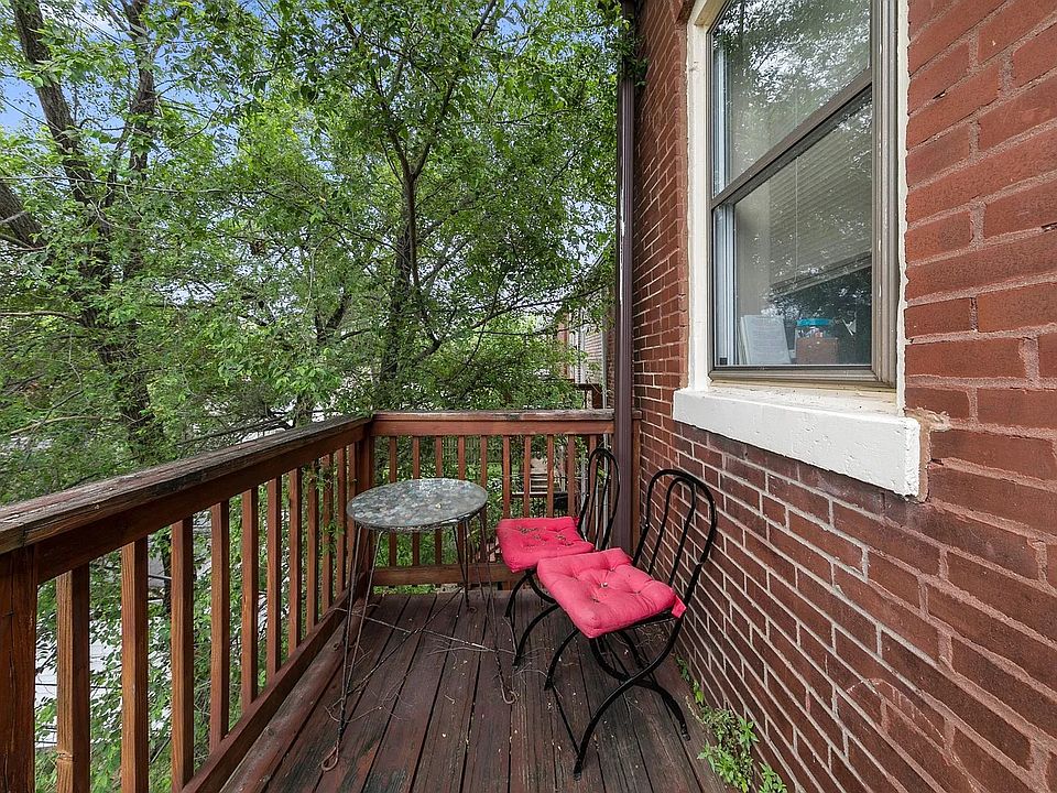 Rear deck.